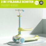 2-In-1 Foldable Scooter - Forest Green - Image 3